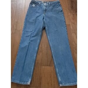 Cruel Girl Women's Blue Denim Reg Relaxed Fit Western Jeans Size 13 34x32